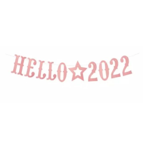 Hello 2022 Garland (Rose Gold)