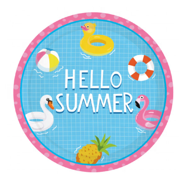 Hello Summer Pool Party Tableware Set - Image 3