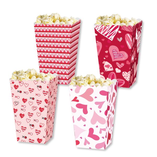 Hearts and Kisses Popcorn Boxes