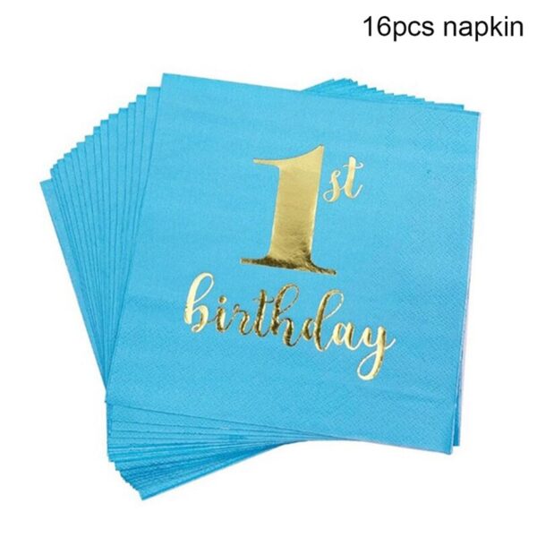 First birthday Party celebration tableware set - Image 5