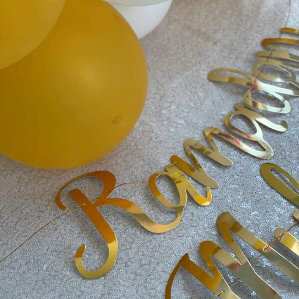 Ramadan Mubarak Gold Banner - Image 2