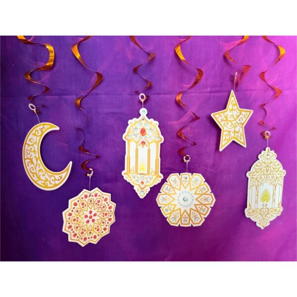 Ramadan and Eid Themed Hanging Swirls - Image 4