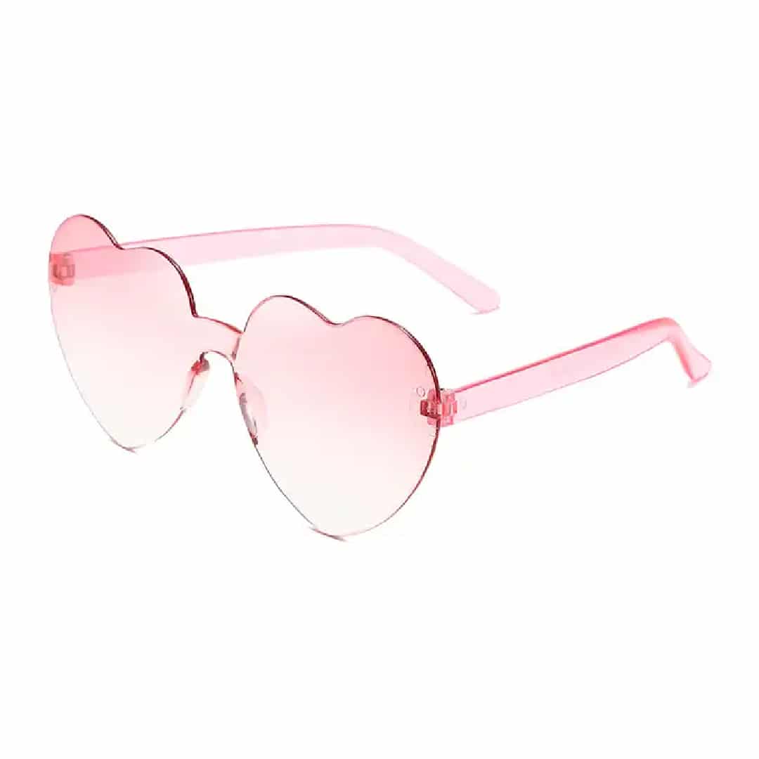 Light Pink Heart Shaped Valentine’s Day Eye Glasses Adult Size