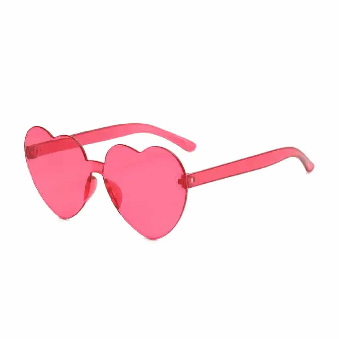 Light Red Heart Shaped Valentine’s Day Eye Glasses Kid Size