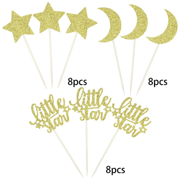 Little Star Cupcake Toppers - Image 3
