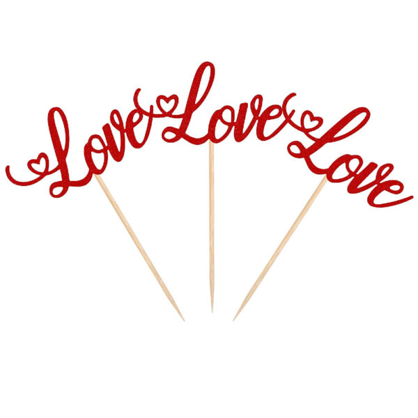 Love Cupcake Toppers - Image 3