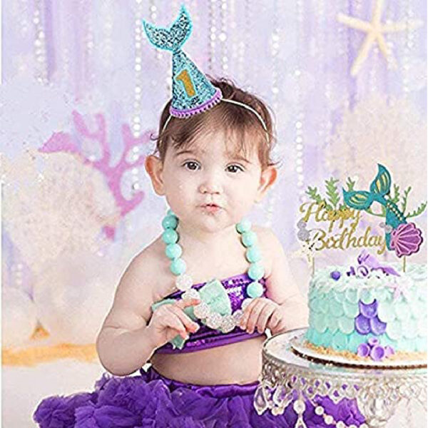 Mermaid Happy Birthday Cake Topper - Image 4