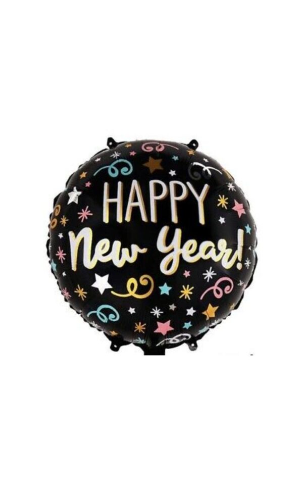 Happy New Year Hat Foil Balloon Set - Image 3