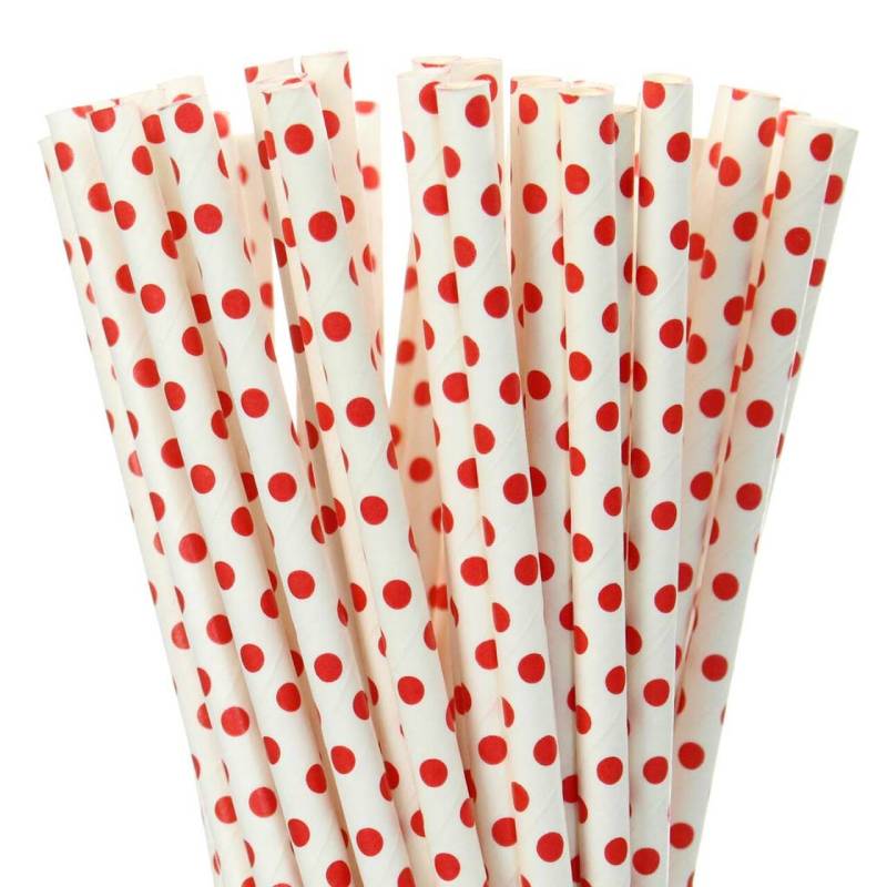 Polka Dots Straws