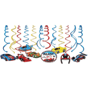 Racing Car Party Swirls