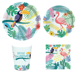 Hawaii Summer Party Tableware Set