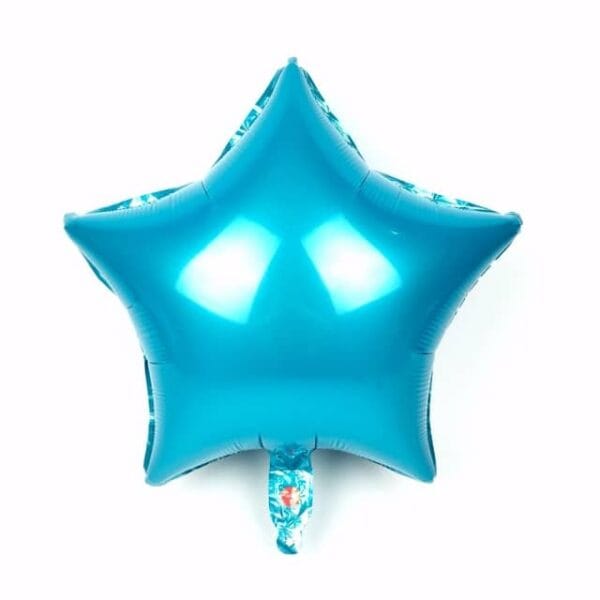 Blue Star Foil Balloon