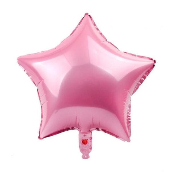 Pink Star Foil Balloon