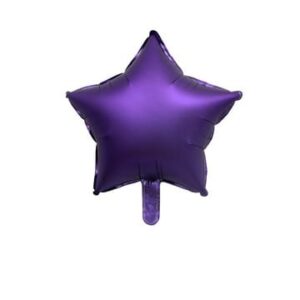 Star Foil Balloon Purple