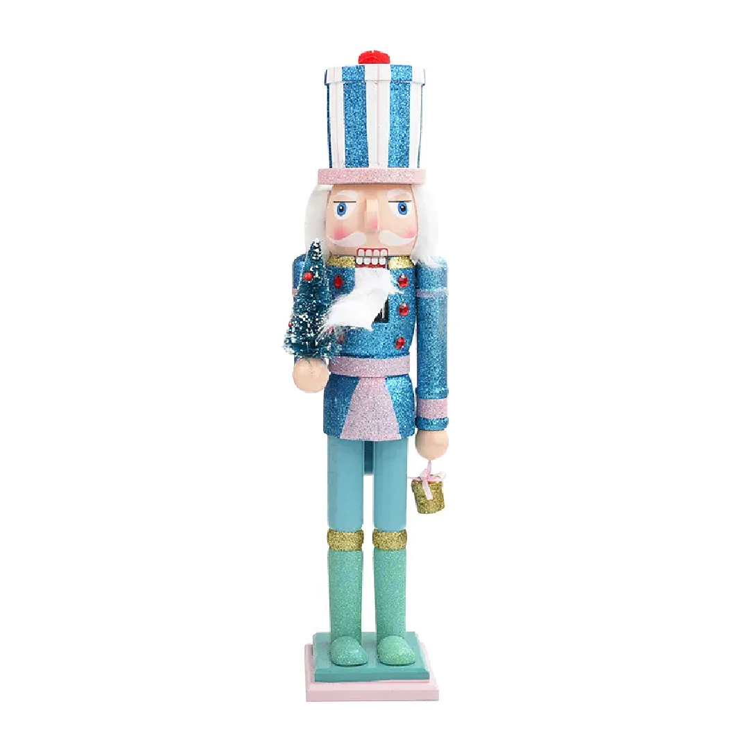 Pastel Blue Nutcrackers Ornaments