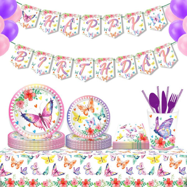 Pastel Butterfly Honeycomb Centerpieces - Image 2
