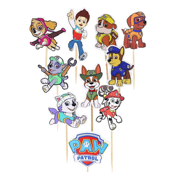 Paw Patrol Cupcake Toppers