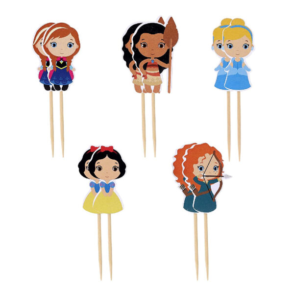 Princess Cupcake Toppers - Image 3