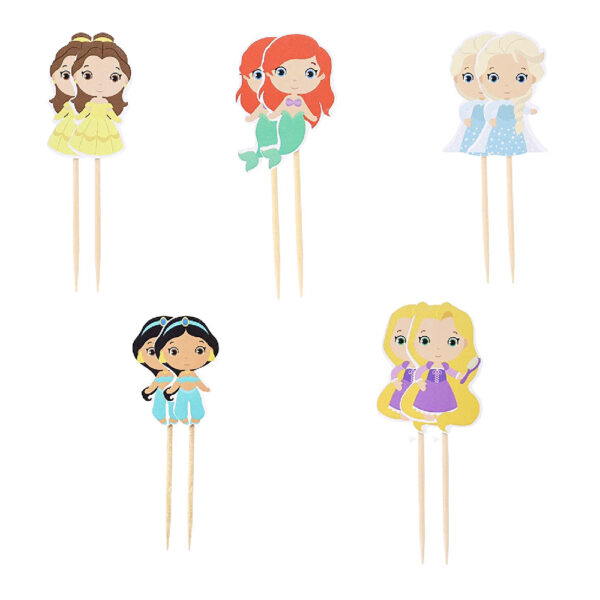 Princess Cupcake Toppers - Image 2