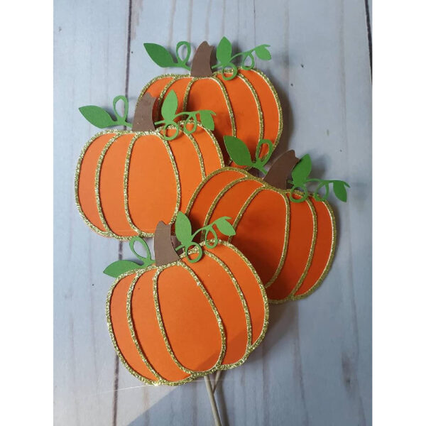 Pumpkin Layered Cupcake Toppers - Image 5