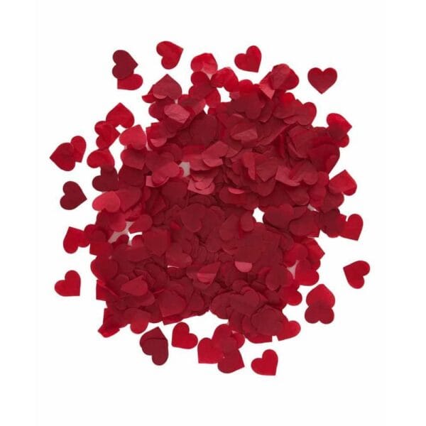 Red Heart Confetti