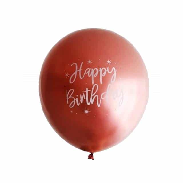Happy Birthday Latex Balloon