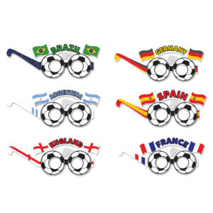 Soccer World Cup Paper Eyeglasses