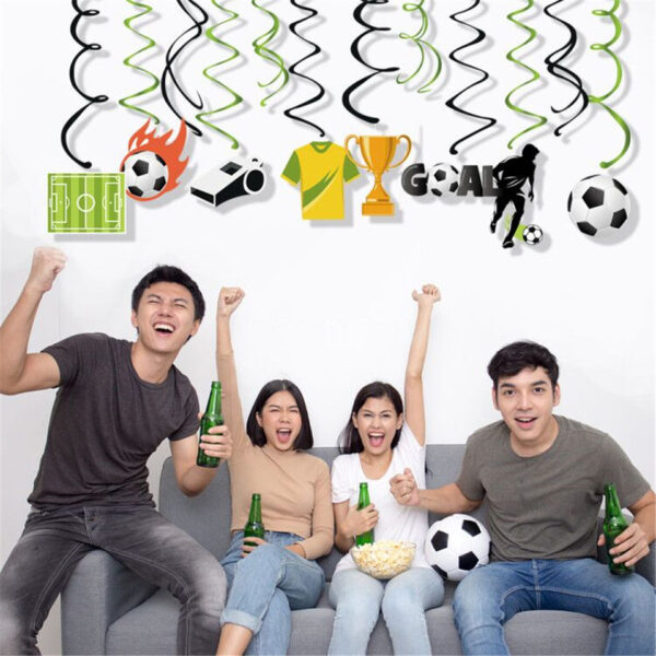 Soccer themed Hanging Swirls - Image 2