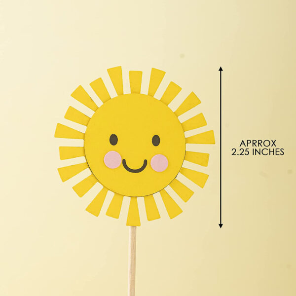 Sunshine Cupcake Toppers - Image 5