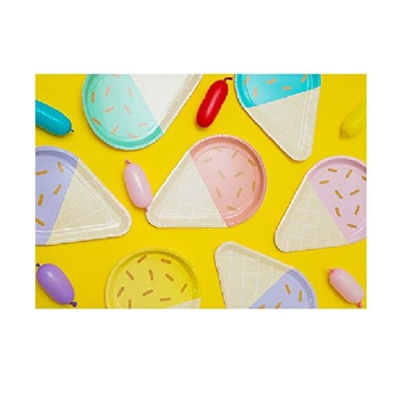 Ice Cream Party Tableware Set Pink - Image 6