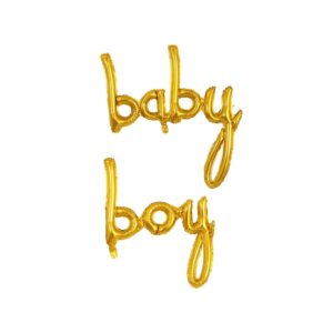 Script Foil Balloons Baby Boy