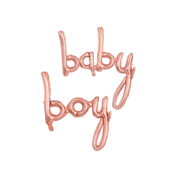 Script Foil Balloons Baby Boy - Image 2