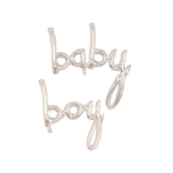 Script Foil Balloons Baby Boy - Image 3