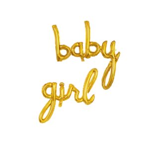 Script Foil Balloons Baby Girl