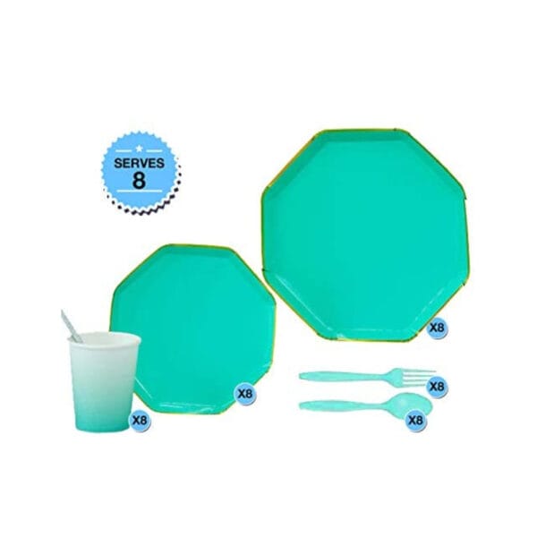 Octagon Party Tableware Set - Image 5