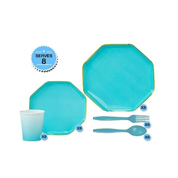 Octagon Party Tableware Set - Image 6