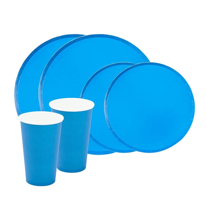 Round Rimmed Tableware Set for 8
