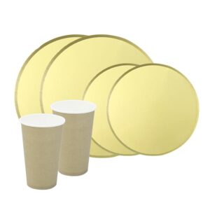 Round Rimmed Tableware Set for 8