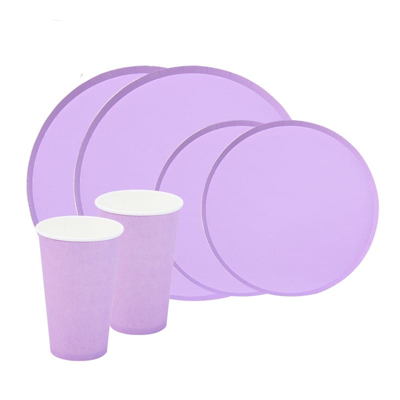 Round Rimmed Tableware Set for 8
