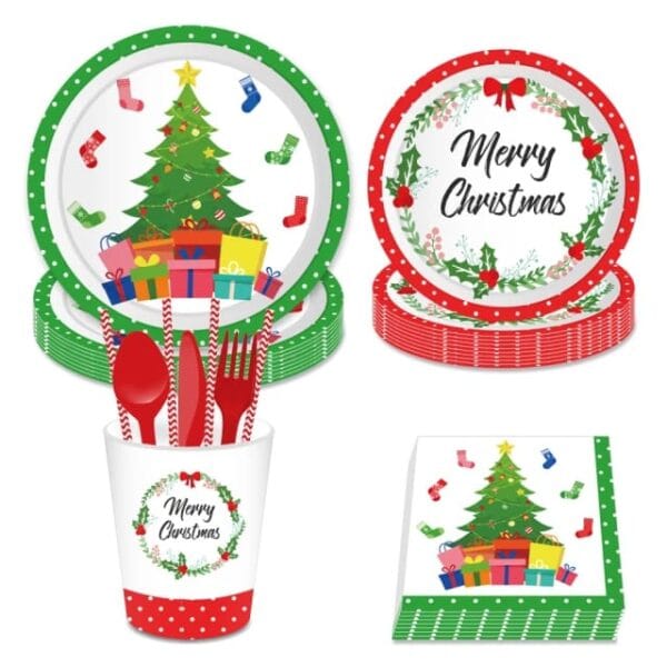 Merry Christmas Party Tableware set - Image 3