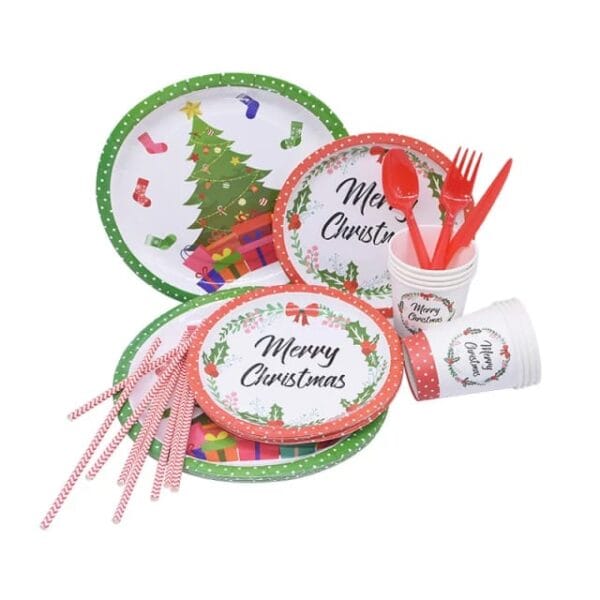 Merry Christmas Party Tableware set - Image 5