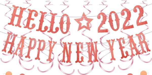 Hello 2022 Garland (Rose Gold) - Image 3