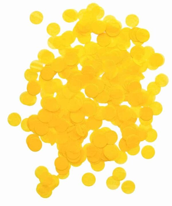 ROUND CONFETTI PACK YELLOW