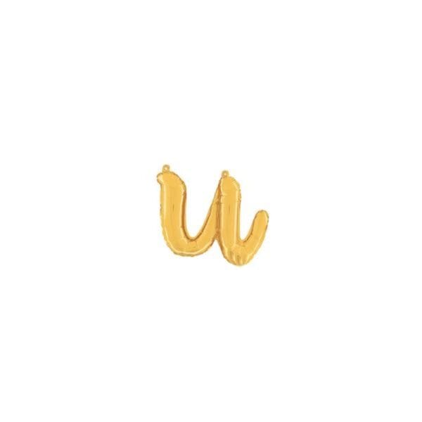 Script Letter Foil Balloons Gold - Image 21