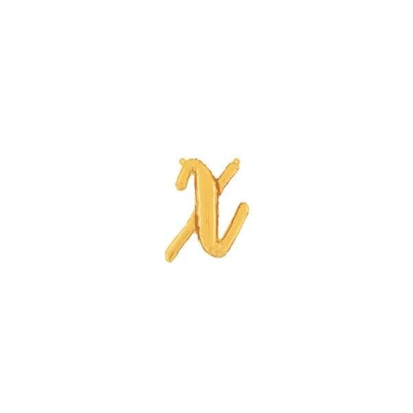 Script Letter Foil Balloons Gold - Image 24