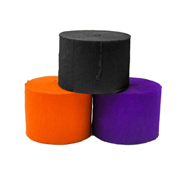 Halloween Crepe Paper Streamer Set