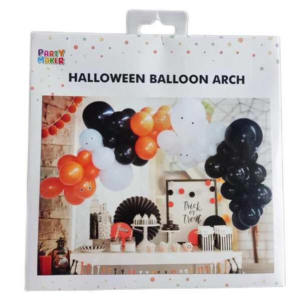 Halloween Themed Arch Balloon Garland - Image 3