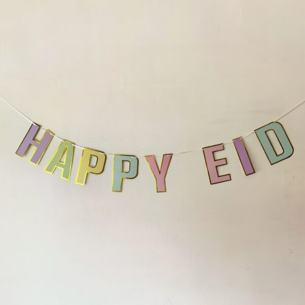 Pastel Happy Eid Banner