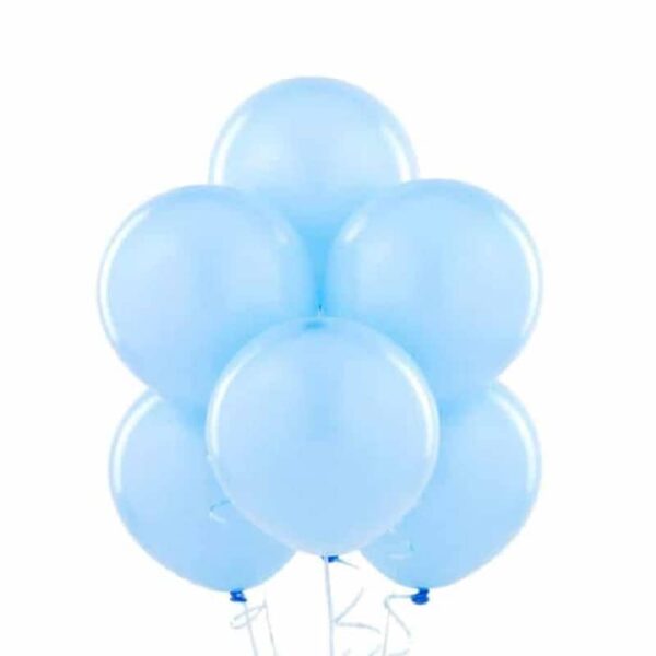 LIGHT BLUE LATEX BALLOON PACK