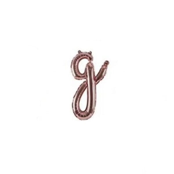 Script Letter Foil Balloons Gold - Image 59